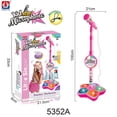 thumbnail image 3 of Red Kids Microphone Stand Karaoke Simulation Singing Toy Music Player Recording Activity Gift For Children, 3 of 3