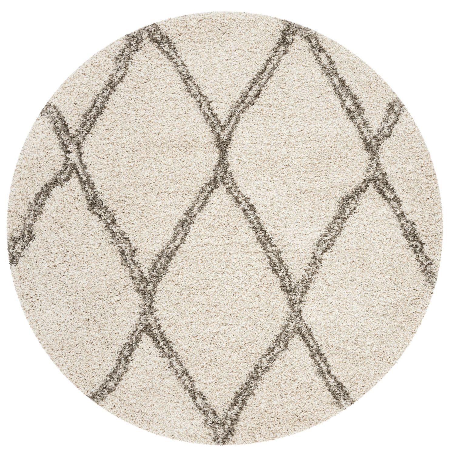 SAFAVIEH Hudson Adella Geometric Diamonds Shag Area Rug