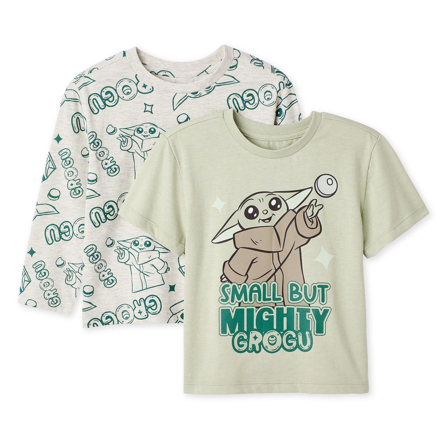 Star Wars Toddler Boys' Grogu T-Shirt 2-Pack