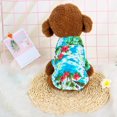 thumbnail image 4 of MesaSe Pet Colorful Style Costume  Cool Breathable Chiffon Short Sleeve Printed Shirt For Dogs, 4 of 6