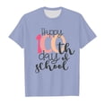 thumbnail image 3 of T-Shirt à Manches Courtes Col Rond Imprimé pour Enfants - Design Unisexe, Matériau Polyester, Tailles 3-13 Ans, Adapté pour Garçons/filles, 3 of 3