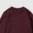 thumbnail image 4 of Weiqiqre Sweat Suits for Men Solid Color Loose Fit Basic Pullover Round Neck Sweatshirt Sport Jogging Suits, 4 of 7
