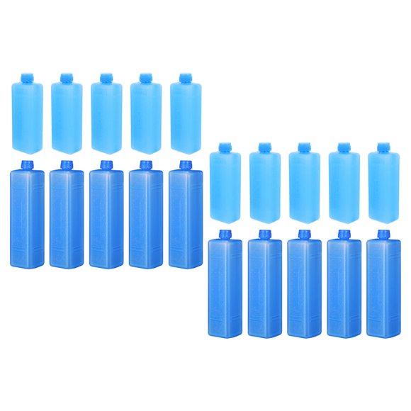 PENIKOKO 20Pcs Sky Blue Reusable Ice Packs for Air Conditioner High Efficiency Cooling Crystal Blocks