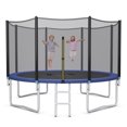 thumbnail image 1 of Gymax Trampoline Extérieur 14 Pieds Combo avec Filet de Sécurité et Échelle, 1 of 10