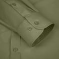 thumbnail image 4 of Dress Shirts for Men with Pocket Long Sleeve Big & Tall Tshirts Shirt Button-Down Collared Wrinkle-Free Solid Color Business Work Tops, 4 of 5