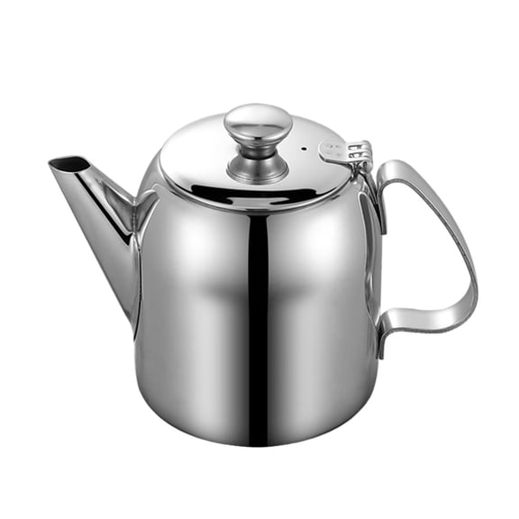 Récipient de Rangement en Acier Inoxydable pour Théière, Capacité Modérée, Bouilloire de Cuisine pour Boissons, Infusion de Thé et Eau Chaude, Usage Restaurant, Maison, Hôtel