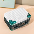 thumbnail image 3 of 14 inch Small Mini Travel Suitcase Password Box Cosmetic Box Hand Luggage Organizer Makeup Case Boarding Case With Metal corner 6, 3 of 6