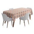 thumbnail image 1 of Vargottam Indoor/OutdoorTablecloth58x120 InchRectangleTablecloth Waterproof PatioTableCloths- Spring/SummerTableCovers for Backyard RectangularTable/BBQs/Picnic -Peach2, 1 of 5