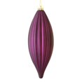 thumbnail image 1 of Vickerman M183226M 8 in. Plum Matte Line Finial Ornament  4 per Bag, 1 of 2