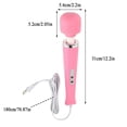 thumbnail image 3 of GlamEssence USB Wand Massager With 10 Powerful Speeds And Vibration Patterns Personal Body Massager For Back Neck 360° Bendable, 3 of 6