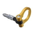 thumbnail image 1 of CIMAXIC Aluminum European Model Car Auto Racing Front Bar Tow Hook Towing Trailer Ring Car Accessories for Universal (Gold),7.28"X2.91"X1.38", 1 of 4