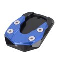 thumbnail image 1 of Motorcycle Kickstand Extension Plate, Aluminum Alloy Motorcycle Kickstand Extender Foot Side Stand Extension Foot Pad Support Plate for XMAX 125 250 300, 1 of 7