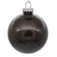 thumbnail image 1 of Vickerman N211575 Boule Transparente Pailletée au Chocolat de 6 Po - 4 par Sac, 1 of 3