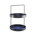 thumbnail image 1 of Cosmetic Cases 2 Tier Countertop Organizer For Bathroom Counter Shelf Serving Tray Cosmetic Perfume Storage Rack Kitchen Rack Bathroom Accessories Organizer Rectangle Black, Cosmetic Cases for Women, 1 of 9