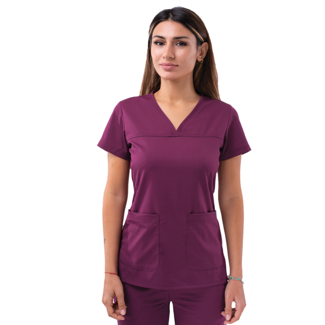 Adar Pro Blouses Médicales pour Femmes - Haut à Col en V