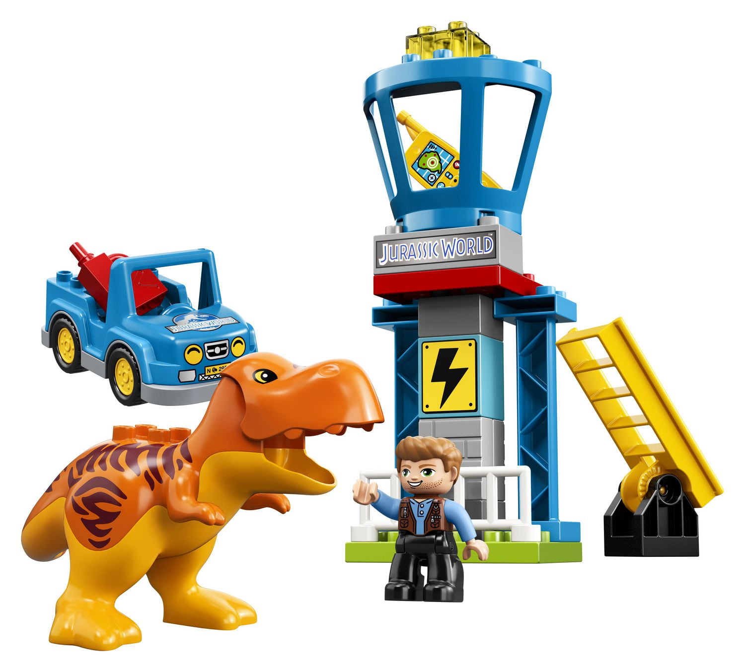 LEGO DUPLO Jurassic World T. rex Tower 10880 Building Blocks (22 Piece)