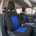 thumbnail image 4 of For 2020-2024 Ford Explorer Base FH Group Neoprene Custom Fit Car Seat Covers Water Resistant - Full Set Blue, 4 of 11