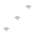 thumbnail image 4 of Transemion 2 Pieces Drum Set Screws Professional Frame Components Drums Mounting Screw As shown 50mm 3Set, 4 of 6