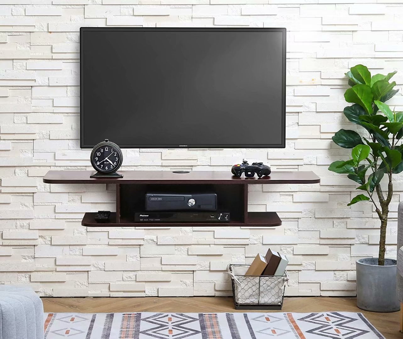 FITUEYES Floating TV Stands for TV's up to 55",41.3*11.8*7in