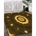 thumbnail image 3 of Ahgly Company Tapis de Zone Carré Lavable en Machine Noir Brun, 6 Pieds Carré, 3 of 7