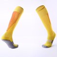 thumbnail image 2 of Mens Socks Adult Male Compression Stockings for Men plus Size Soft Elastic Knee Length Football Socks Men Thick Stockings Adult Non Clothes(Yellow,One Size), 2 of 3