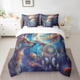 thumbnail image 2 of YST 7-Piece Boho Wolf Comforter Set, Twin, Celestial Horoscope, Dreamcatcher Moon Stars, Bed In A Bag, 2 of 4