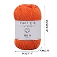 thumbnail image 3 of Clearance Tyidzon Wool Yarn for Crocheting Soft Crochet Thread Yarn, Lightweight Wool Yarn for Crochet Hand Knitting Crocheting Crafting, 3 of 5