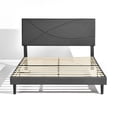 thumbnail image 5 of Maison Classique Upholstered Grey Foothill Queen Bed Frame with USB Ports and LED Lights, 5 of 5