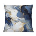 thumbnail image 3 of Designart "Patterned Celestial Elegance in Gold and Blue Marble III" Marble Throw Pillow - Glam Pillow For Couch - Insert And Pillows Covers For Living Room Decor, 3 of 5