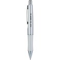 thumbnail image 3 of PILOT Dr. Grip Limited Refillable & Retractable Gel Ink Rolling Ball Pen, Fine Point, Metallic Platinum Barrel, Black Ink, Single Pen (36272), 3 of 5
