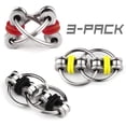 thumbnail image 1 of Flippy Chain Fidget Toy Relieves Stress Reducer, ADHD, Anxiety, and Autism (3 Pack), 1 of 7