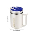 thumbnail image 3 of TIMIFIS Kitchen Appliances Coffee Mug Portable Double Layer Stainless Steel Mug with Lid and Handle Induction Heatable Insulated Coffee Mug for Travel Camping Office Storage & Organization, 3 of 7