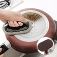 thumbnail image 1 of Emery Sponge Brush Eraser Scrub Handle Grip Sink Pot Bowl Kitchen Cleaning Tool, 1 of 6