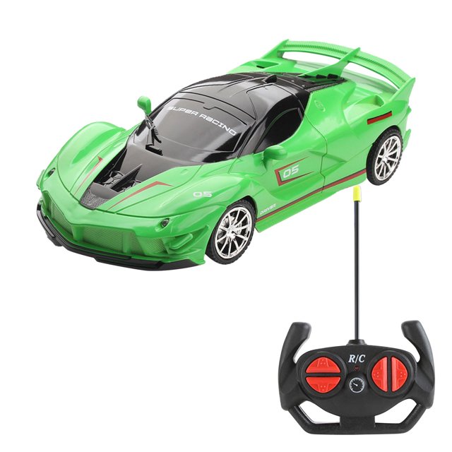 NAOJIE Remote Control Wireless High Speed Drifting Racing Car & 2.4ghz Adaptable to Various Terrains-Green,Remote Control Racing,Remote Control Cars,Boys Toys 6-8 Years Old