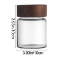 thumbnail image 3 of Dvkptbk storage jar Kitchen Storage Sealed Borosilicate Heatproof Glass Jar with Maple Wood Coffee Grain Tea Container, 3 of 7
