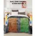 thumbnail image 4 of Eastvita Safe King - Size Electric Blanket with Dual Controls/Velvet - Soft/Fast - Heating/4 Heat Settings/10H Auto - Off/Machine - Washable/ETL Certified/90×100 Inches Dark Grey, 4 of 7