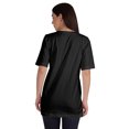 thumbnail image 3 of Inkmeso T-Shirt Basique en Coton à Col Rond pour Femmes Coupe Ample Décontracté Long Haut d'Entraînement, 3 of 8