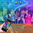 thumbnail image 3 of Bande Lumineuse LED Bluetooth 65,6 Pi/20 m 5050 RVB, Bandes Lumineuses Synchronisées avec la Musique, Changement de Couleur, Guirlandes Lumineuses, Kit de Ruban Flexible avec Contrôleur d'Application pour Chambre, Maison, Cuisine, 3 of 7