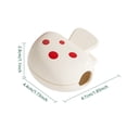 thumbnail image 2 of Decorative Toothbrush Head Cover Portable Travel Protector Cap for Bathroom Dormitory Hygienic Storage, 2 of 4