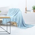 thumbnail image 4 of Unique Bargains Cotton Blanket Decorative Cable Knitted Throw Soft Knit Blankets, 4 of 10