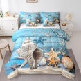 thumbnail image 1 of YST Summer Beach Theme 7-Piece Comforter Set, Ocean Animal Bedding, Full Size, 1 of 4