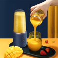thumbnail image 1 of Ruiboury 400ml 6 Juicer USB Rechargeable Food Mixer Travel Blue, 1 of 6