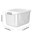 thumbnail image 2 of EXTRA Large Airtight Food Storage Cereal Containers for Bulk Food Storage BPA-Free Plastic Container,Extra Large Bulk Food Storage Containers with Airtight Lids for Rice, Pasta, Sugar & Flour, 2 of 3