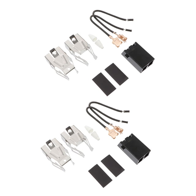 Ensemble de 2 Récipients de Cuisinière Multifonctions pour Brûleur et Four. Comprend des Composants ABS Durables comme des Récipients, des Fils et des Connecteurs. Conçu pour Remplacer les Pièces Abîmées dans les Fours, Cuisinières Électriques et Brûleurs. Facile à Installer et Aide à Prolonger la Durée de Vie des Appareils de Cuisine.
