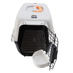Cats Pet Transporteur de voyage, transporteur d'animaux de compagnie Portable Porte-chien Facile à assembler Ample Space Excellente ventilation pour chien de transport pour les voyages à l'extérieur