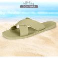 thumbnail image 2 of ROXONI Women Slippers Shower Pool Sandals Criss Cross Bathroom Quick Drying Slippers, 2 of 5