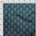 thumbnail image 2 of oneOone Viscose Jersey Fabric Floral Block Decor Fabric Printed BTY 60 Inch Wide, 2 of 5