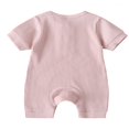 thumbnail image 2 of Baby Boys Girls Romper Ribbed Short Sleeve Knit Cotton One Piece Jumpsuit, 2 of 6