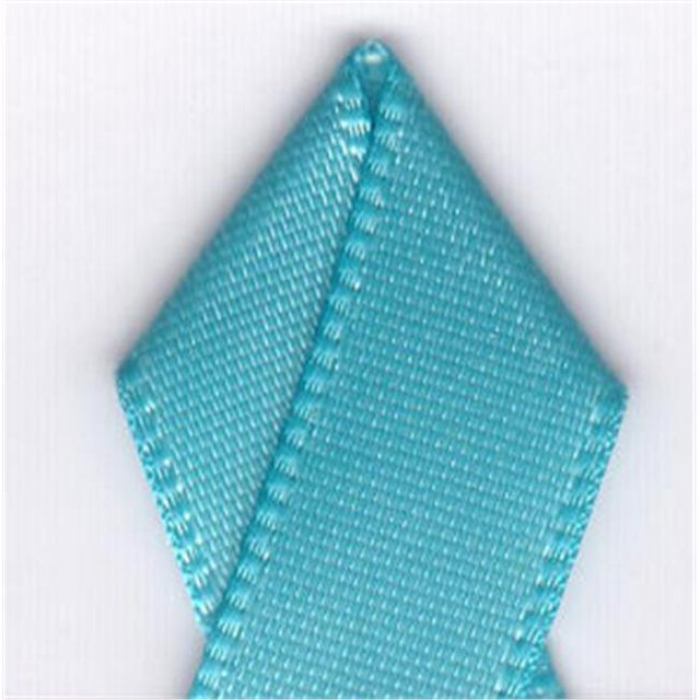 Papilion R074300120317100Y .5 in. Single-Face Satin Ribbon 100 Yards - Misty Turquoise