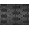 thumbnail image 1 of Ahgly Company Machine Washable Indoor Rectangle Transitional Carbon Gray Area Rugs, 5' x 7', 1 of 7